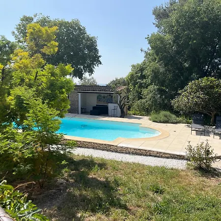 Le Mazet En Ete En Garrigue Nimoise Et Parking Гостевой дом Ним