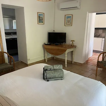 Le Mazet En Ete En Garrigue Nimoise Et Parking 招待所 尼姆